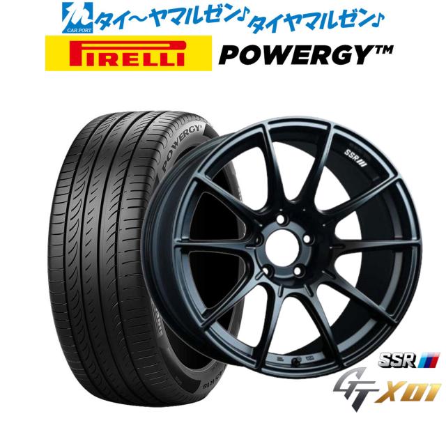 タナベ SSR GT X01 18インチ 7.5J ピレリ POWERGY (パワジー) 225/50R18 サマータイヤ ホイール4本セット