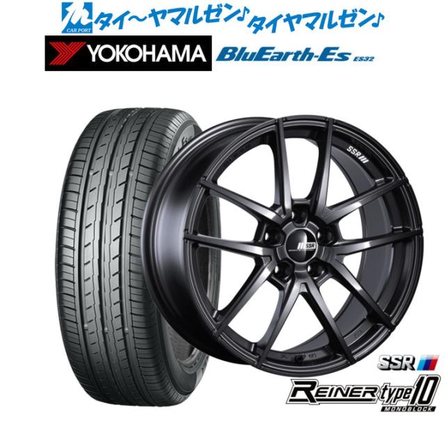 タナベ SSR ライナー タイプ10 モノブロック 18インチ 7.5J ヨコハマ BluEarth-ES ブルーアースイーエス ES32 225/40R18 サマータイヤ ホイール4本セット 125,300円
