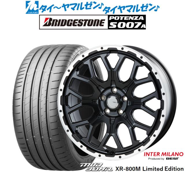 インターミラノ マッドバーン XR-800M リミテッドエディション 20インチ 8.5J ブリヂストン POTENZA ポテンザ S007A 235/30R20 サマータイヤ ホイール4本セット