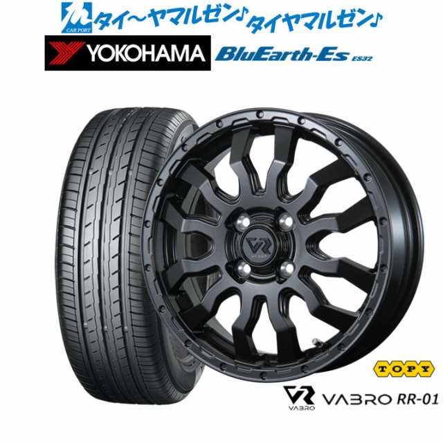 トピー ヴァブロ RR-01 15インチ 4.5J ヨコハマ BluEarth-ES ブルーアースイーエス ES32 165/65R15 サマータイヤ ホイール4本セット