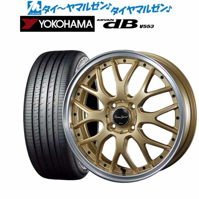 ニューレイトン ユーロスポーツ タイプ 815 14インチ 4.5J ヨコハマ ADVAN アドバン dB(V553) 155/65R14 サマータイヤ ホイール4本セットの通販は