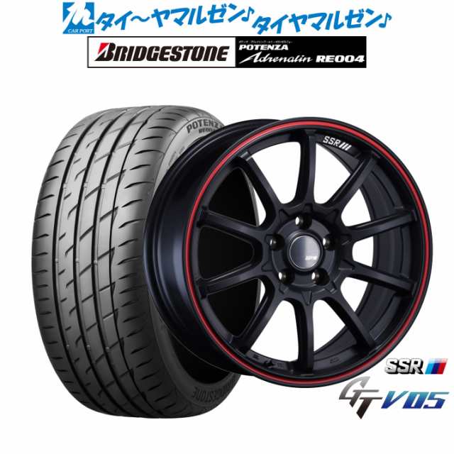 タナベ SSR GT V05 17インチ 7.0J ブリヂストン POTENZA ポテンザ アドレナリン RE004 225/50R17 サマータイヤ ホイール4本セットの通販は