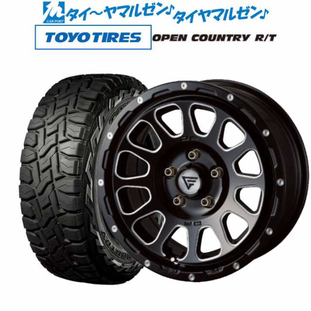 FORCE デルタフォース OVAL(オーバル) 17インチ 7.0J トーヨータイヤ オープンカントリー R/T 225/60R17 サマータイヤ  ホイール4本セッ｜au PAY マーケット