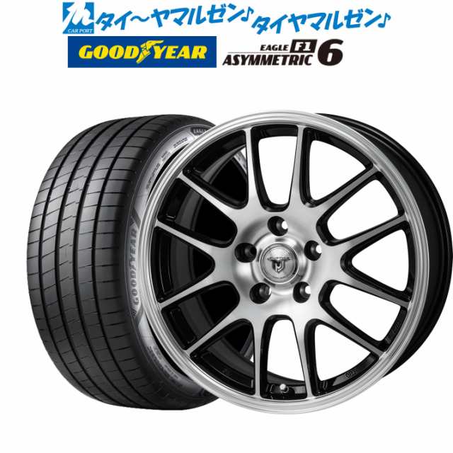 モンツァ JP STYLE MJ02 17インチ 7.0J グッドイヤー イーグル F1 アシメトリック6 205/40R17 サマータイヤ ホイール4本セットの通販は