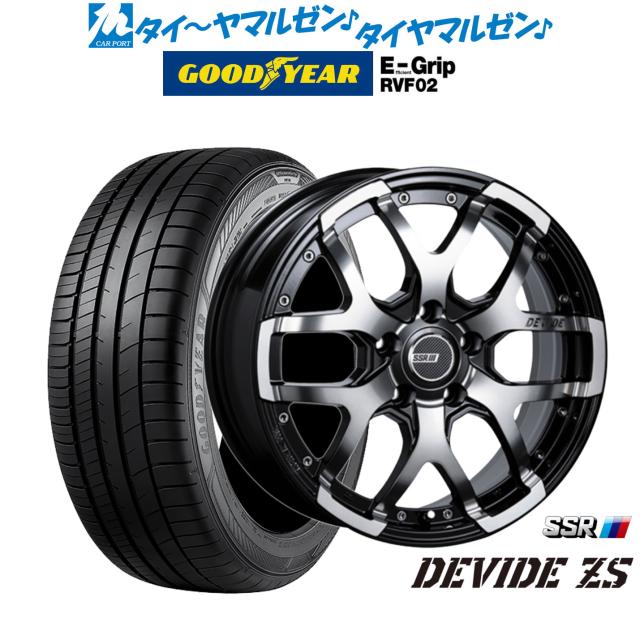 タナベ SSR ディバイド ZS 17インチ 7.0J グッドイヤー エフィシエント グリップ RVF02 215/60R17 サマータイヤ ホイール4本セット