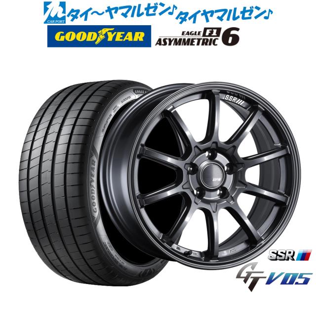 タナベ SSR GT V05 17インチ 7.0J グッドイヤー イーグル F1 アシメトリック6 225/45R17 サマータイヤ ホイール4本セット