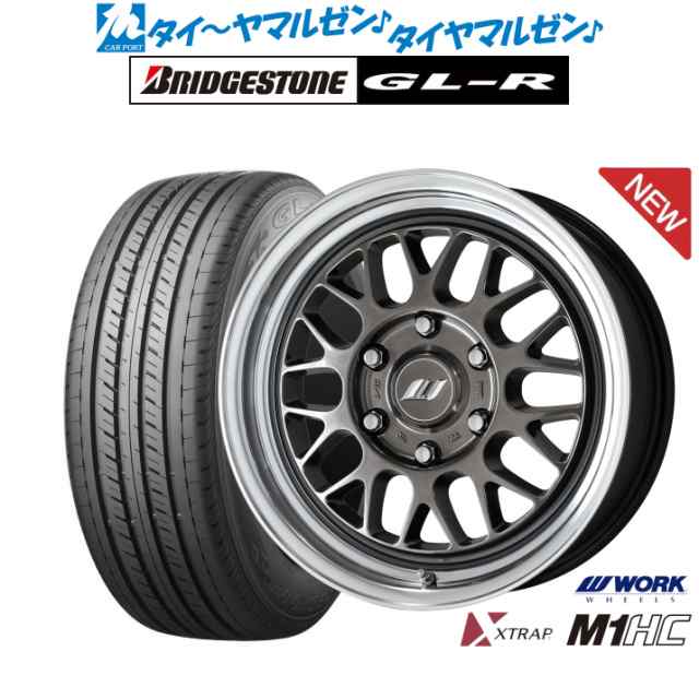 ワーク エクストラップ M1HC 17インチ 6.5J ブリヂストン GL-R 215/60R17 サマータイヤ ホイール4本セットの通販はau  PAY マーケット - カーポートマルゼン | au PAY マーケット－通販サイト