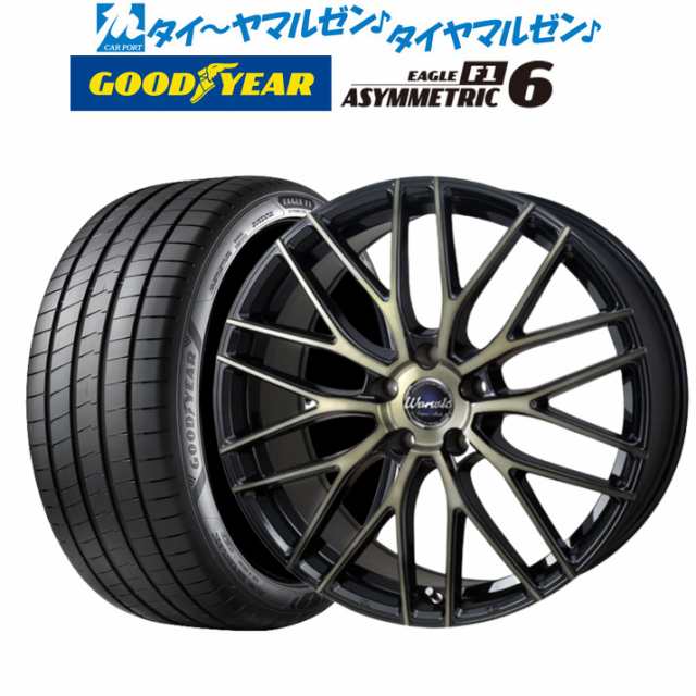 モンツァ ワーウィック エンプレスメッシュ 18インチ 7.0J グッドイヤー イーグル F1 アシメトリック6 225/40R18 サマータイヤ ホイール4の通販は