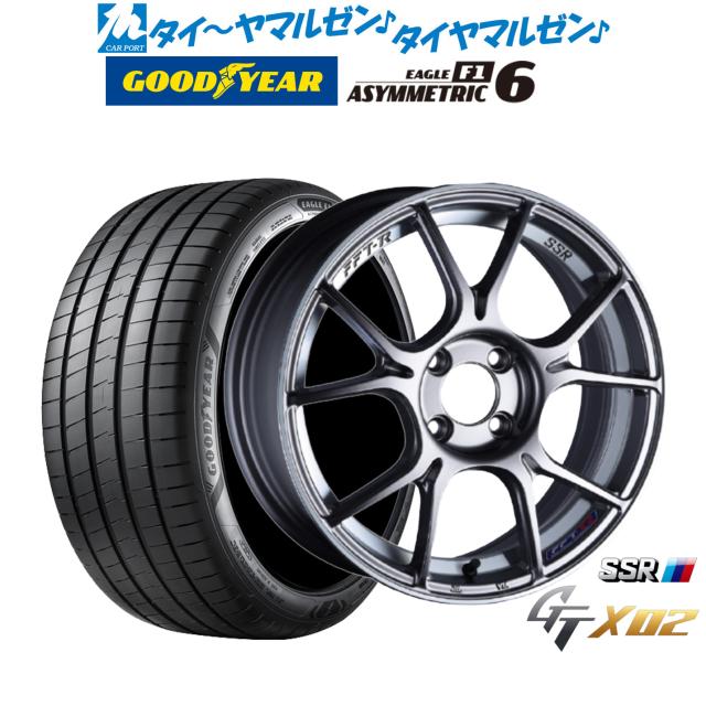 タナベ SSR GT X02 17インチ 7.0J グッドイヤー イーグル F1 アシメトリック6 205/40R17 サマータイヤ ホイール4本セット
