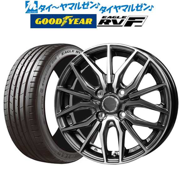 ホットスタッフ プレシャス アスト M4 17インチ 6.5J グッドイヤー イーグル RV-F(RVF) 205/55R17 サマータイヤ ホイール4本セット