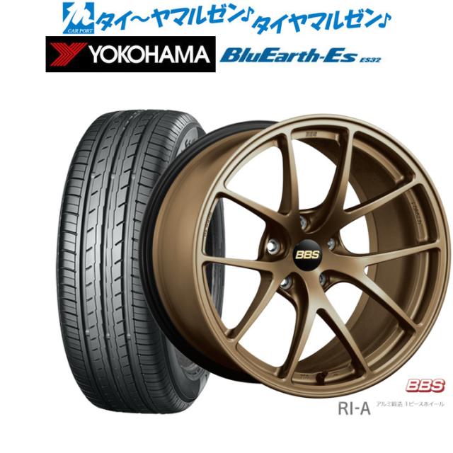 BBS JAPAN RI-A 18インチ 8.5J ヨコハマ BluEarth-ES ブルーアースイーエス ES32 215/40R18 サマータイヤ ホイール4本セット