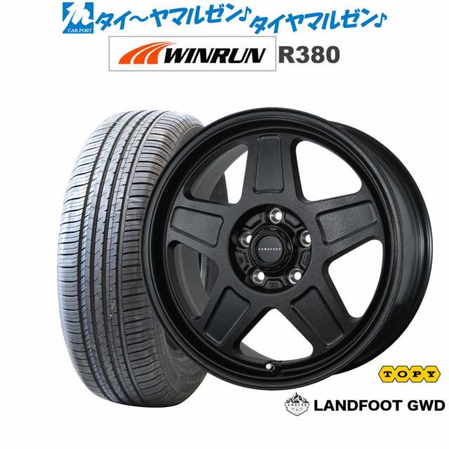 トピー ランドフット GWD 17インチ 7.0J WINRUN ウインラン R380 225/60R17 サマータイヤ ホイール4本セット