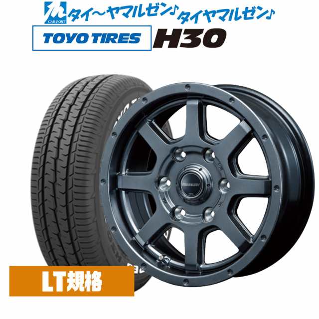 MID ロードマックス マッドライダー 15インチ 5.5J トーヨータイヤ TOYO H30 195/80R15 サマータイヤ ホイール4本セットの通販は