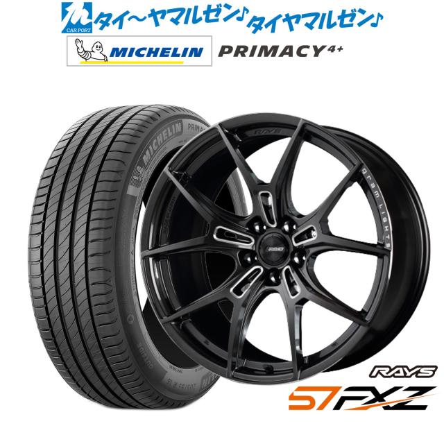 レイズ グラムライツ 57 FXZ 18インチ 7.5J ミシュラン プライマシー 