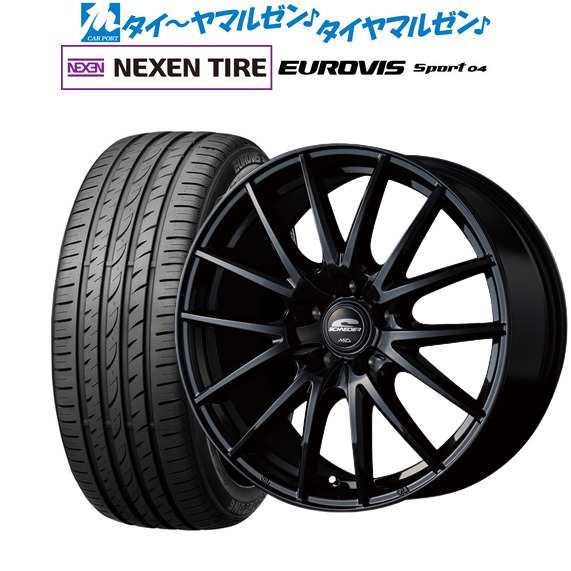 MID シュナイダー SQ27 メタリックブラック 18インチ 7.0J NEXEN