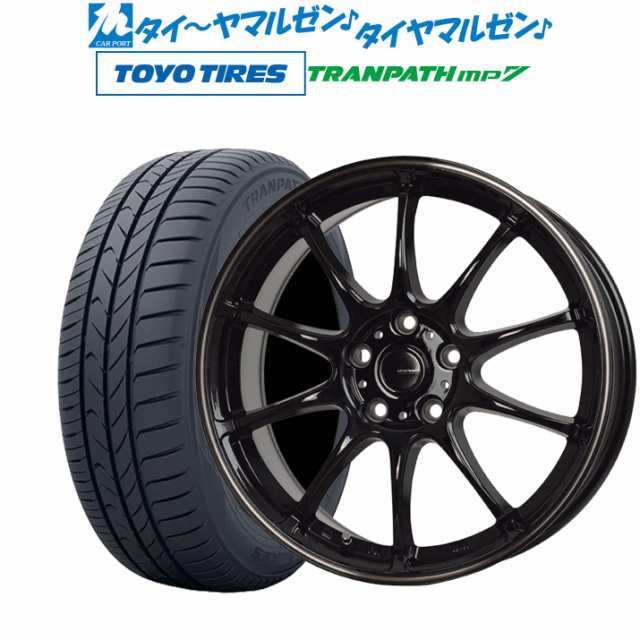 ホットスタッフ G.speed P-07 16インチ 6.5J トーヨータイヤ トランパス mp7 215/60R16 サマータイヤ ホイール4本セット