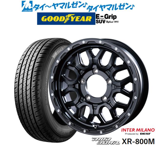 インターミラノ マッドバーン XR-800M 16インチ 5.5J グッドイヤー エフィシエント グリップ SUV HP01 175/80R16 サマータイヤ ホイール4本セット