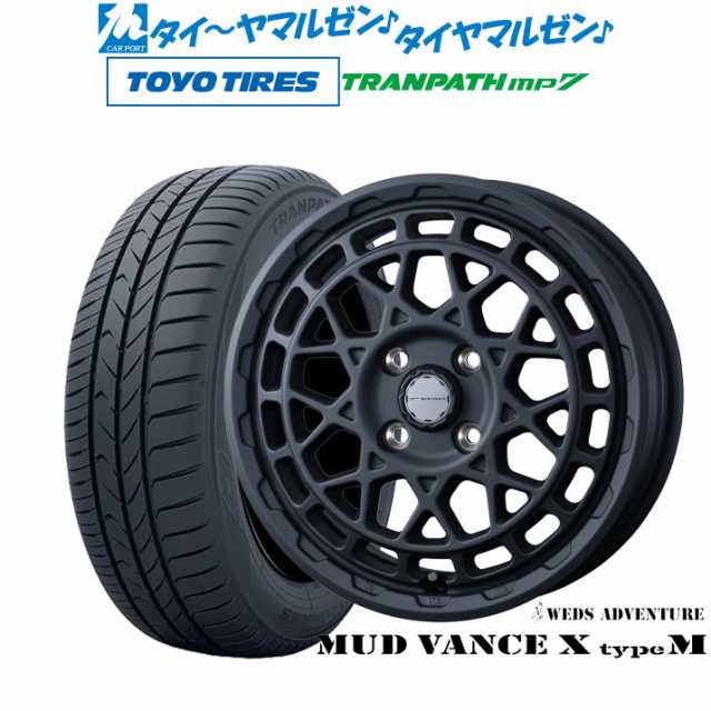 ウェッズ アドベンチャー マッドヴァンス X タイプM 15インチ 4.5J トーヨータイヤ トランパス mp7 165/65R15 サマータイヤ ホイール4本の通販は