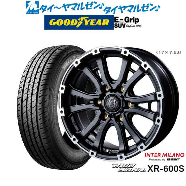 インターミラノ マッドバーン XR-600S 16インチ 6.5J グッドイヤー エフィシエント グリップ SUV HP01 215/65R16 サマータイヤ ホイール4の通販は