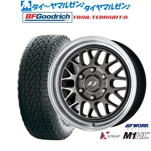 ワーク エクストラップ M1HC 17インチ 6.5J グッドリッチ トレールテレーン T/A 215/60R17 サマータイヤ ホイール4本セットの通販は