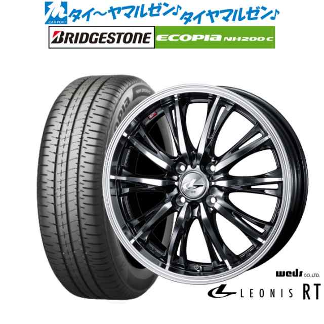 ウェッズ レオニス RT 15インチ 5.5J ブリヂストン ECOPIA エコピア NH200C 185/55R15 サマータイヤ ホイール4本セット