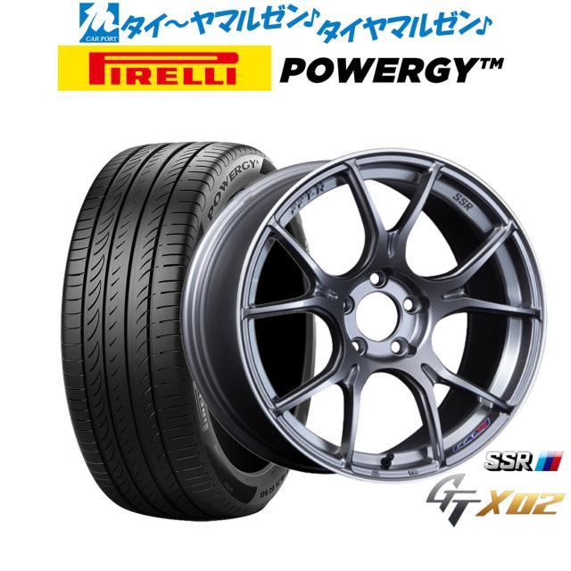 タナベ SSR GT X02 17インチ 7.0J ピレリ POWERGY (パワジー) 215/55R17 サマータイヤ ホイール4本セット