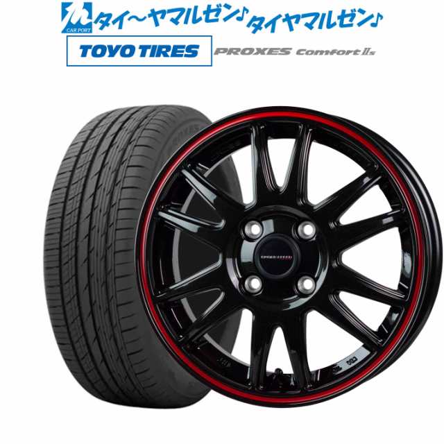 ホットスタッフ クロススピード ハイパーエディション CR6 15インチ 5.5J トーヨータイヤ プロクセス PROXES Comfort 2s (コンフォート 2s) 195/65R15 サマータイヤ ホイール4本セットの通販は 108,800円