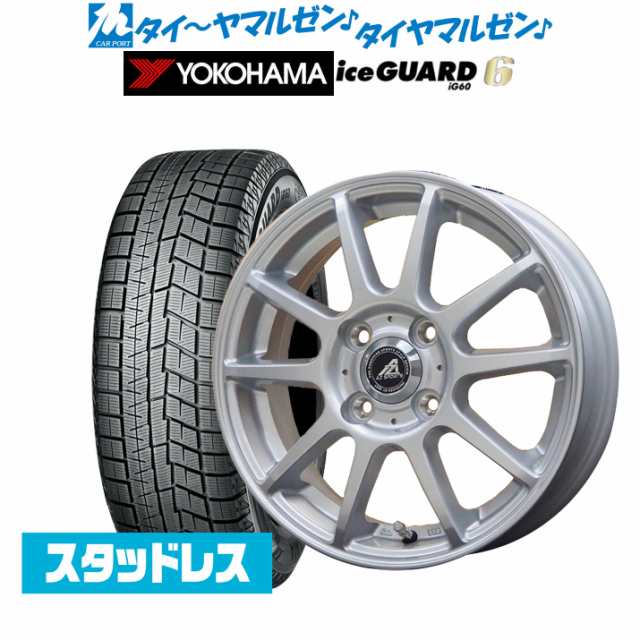 スタッドレスタイヤ ホイール 4本セット インターミラノ AZ-SPORTS SK-510 グッドイヤー アイスナビ 7  175 65R14