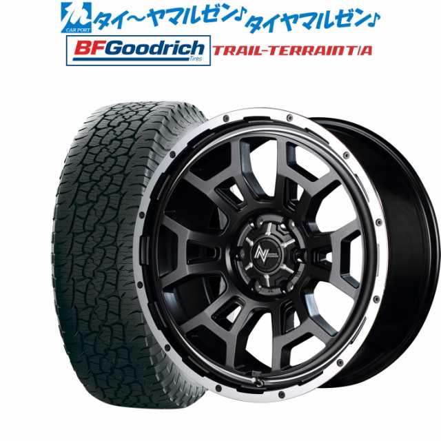 サマータイヤ ホイール4本セット MID ナイトロパワー H6 スラッグ セミグロスガンメタ/フランジDC/リムヴァーレイポリッシュ(6-139) 17イの通販は 251,700円