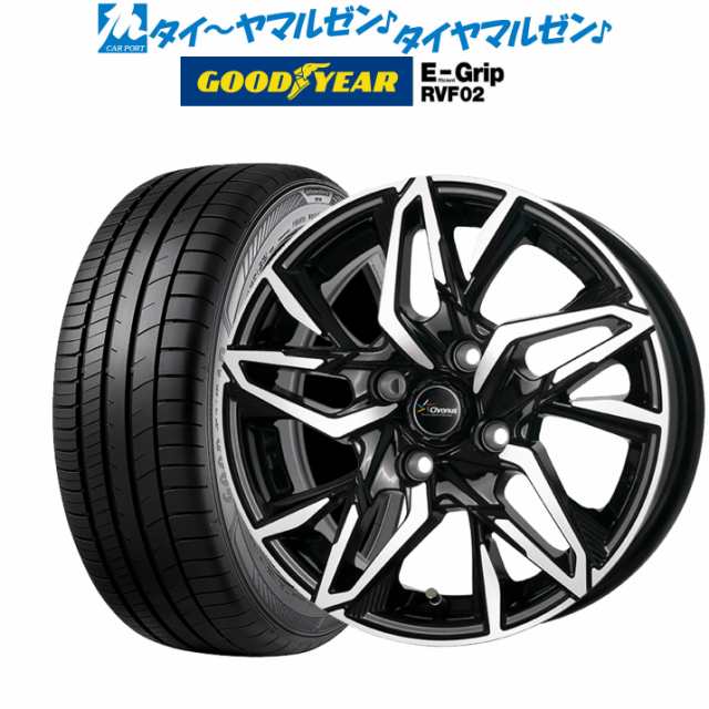 ホットスタッフ クロノス CH-112 16インチ 6.0J グッドイヤー エフィシエント グリップ RVF02 215/65R16 サマータイヤ ホイール4本セット