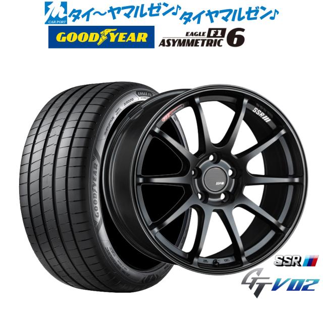 タナベ SSR GT V02 17インチ 7.0J グッドイヤー イーグル F1 アシメトリック6 225/45R17 サマータイヤ ホイール4本セット