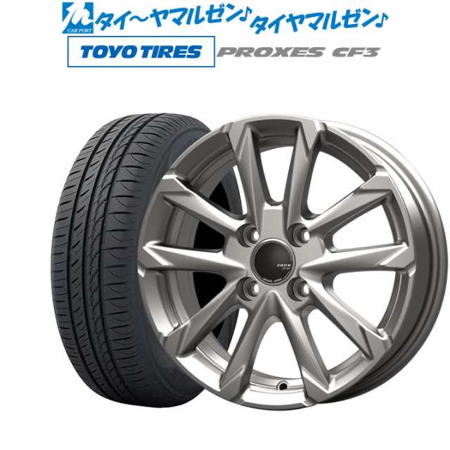 JAPAN三陽 ZACK JP-325 16インチ 6.0J トーヨータイヤ プロクセス PROXES CF3 195/50R16 サマータイヤ ホイール4本セットの通販は