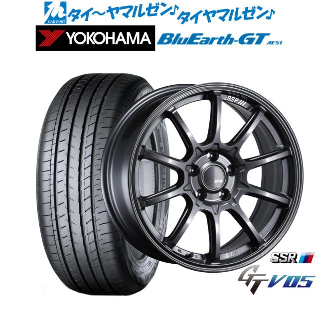 タナベ SSR GT V05 17インチ 7.0J ヨコハマ BluEarth ブルーアース GT (AE51) 225/45R17 サマータイヤ ホイール4本セット