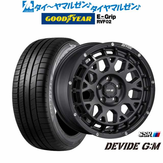 タナベ SSR ディバイド G:M 17インチ 7.5J グッドイヤー エフィシエント グリップ RVF02 205/55R17 サマータイヤ  ホイール4本セットの通販はau PAY マーケット - カーポートマルゼン | au PAY マーケット－通販サイト