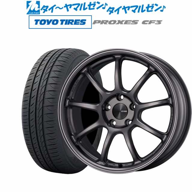 エンケイ PF09 18インチ 7.5J トーヨータイヤ プロクセス PROXES CF3 215/55R18 サマータイヤ ホイール4本セットの通販は