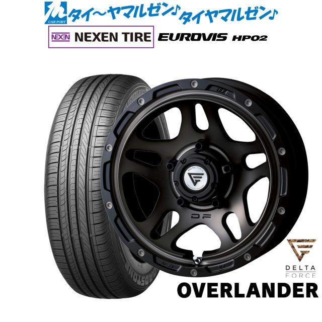 FORCE デルタフォース OVERLANDER(オーバーランダー) 16インチ 6.0J NEXEN ネクセン ロードストーン ユーロビズ HP02 215/65R16 サマータイヤ ホイール4本セット