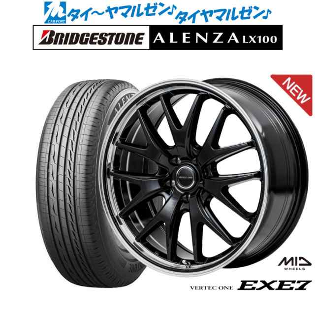 MID ヴァーテック ワン EXE7 19インチ 7.0J ブリヂストン ALENZA アレンザ LX100 225/55R19 サマータイヤ ホイール 4本セットの通販はau PAY マーケット - カーポートマルゼン | au PAY マーケット－通販サイト