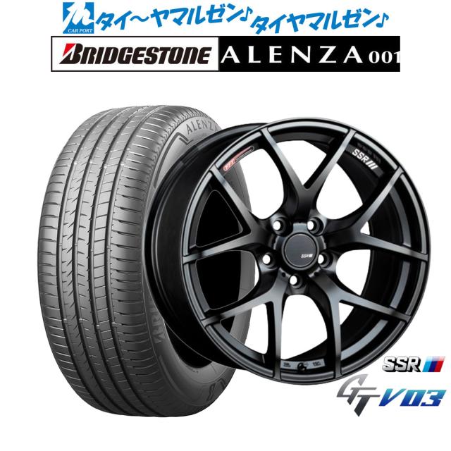 タナベ SSR GT V03 18インチ 7.5J ブリヂストン ALENZA アレンザ 001 255/55R18 サマータイヤ ホイール4本セット