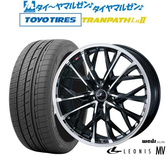 ウェッズ レオニス MV 17インチ 7.0J トーヨータイヤ トランパス Lu2 215/60R17 サマータイヤ ホイール4本セット