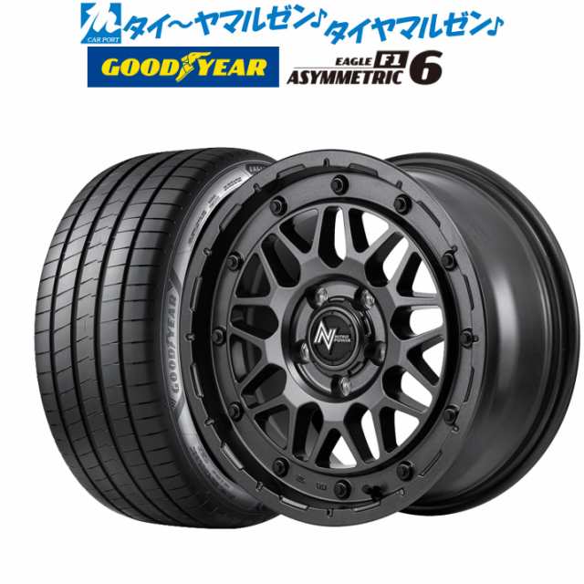 MID ナイトロパワー M29 スティンガー 17インチ 7.0J グッドイヤー イーグル F1 アシメトリック6 225/50R17 サマータイヤ ホイール4本セの通販は