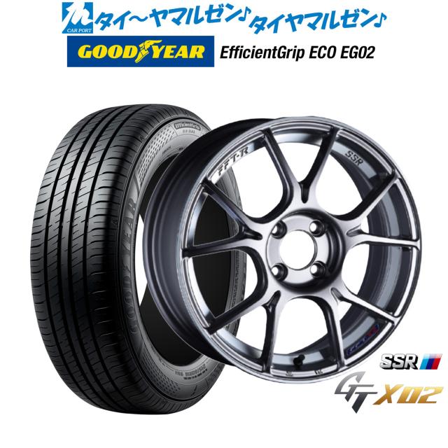 タナベ SSR GT X02 16インチ 6.5J グッドイヤー エフィシエント グリップ エコ EG02 195/65R16 サマータイヤ ホイール4本セット