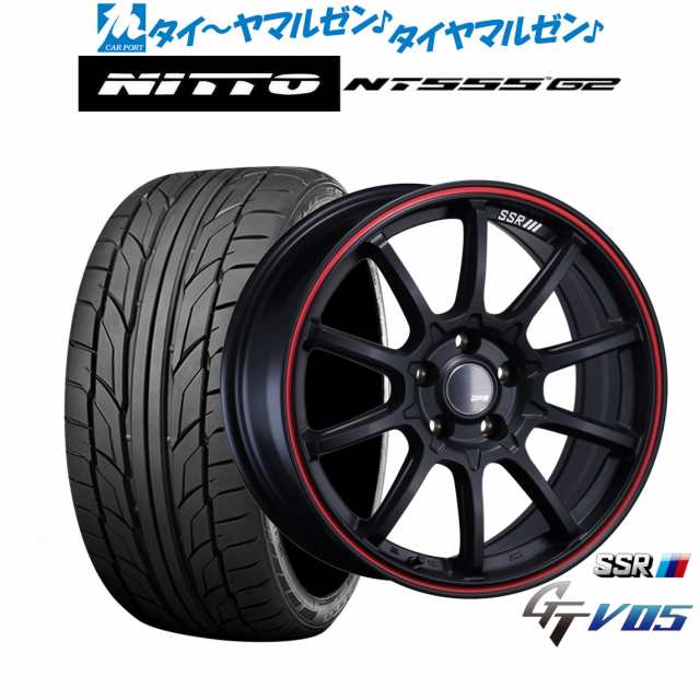 タナベ SSR GT V05 19インチ 8.0J NITTO NT555 G2  245/45R19 サマータイヤ ホイール4本セットの通販は 258,100円