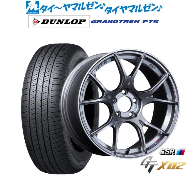 タナベ SSR GT X02 17インチ 7.0J ダンロップ GRANDTREK グラントレック PT5 225/60R17 サマータイヤ ホイール4本セット