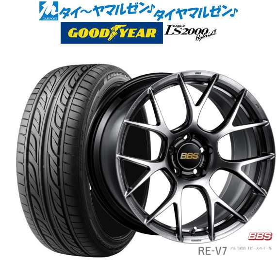BBS JAPAN RE-V7 19インチ 8.5J グッドイヤー イーグル LS2000 ハイブリッド2(HB2) 225/35R19 サマータイヤ ホイール4本セットの通販は