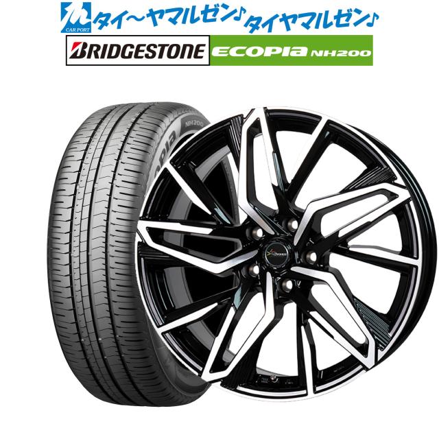 ホットスタッフ クロノス CH-112 17インチ 7.0J ブリヂストン ECOPIA エコピア NH200 225/50R17 サマータイヤ ホイール4本セット 103,290円