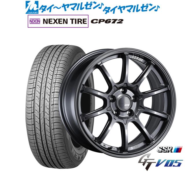 タナベ SSR GT V05 17インチ 7.0J NEXEN ネクセン CP672 215/60R17 サマータイヤ ホイール4本セット