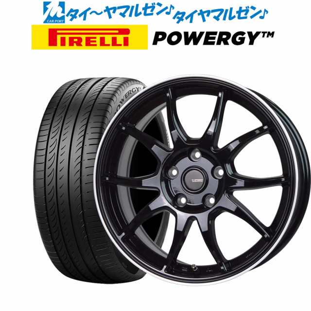 ホットスタッフ G.speed P-06 15インチ 6.0J ピレリ POWERGY (パワジー) 205/65R15 サマータイヤ ホイール4本セットの通販は