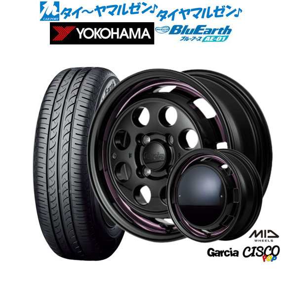 MID ガルシア シスコ POP 14インチ 4.5J ヨコハマ BluEarth ブルーアース (AE-01) 155/65R14 サマータイヤ ホイール4本セット