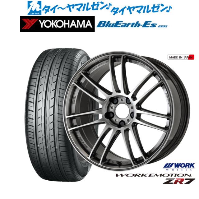 スバルレガシィ17インチホイールヨコハマブルーアース215/50タイヤ4本 