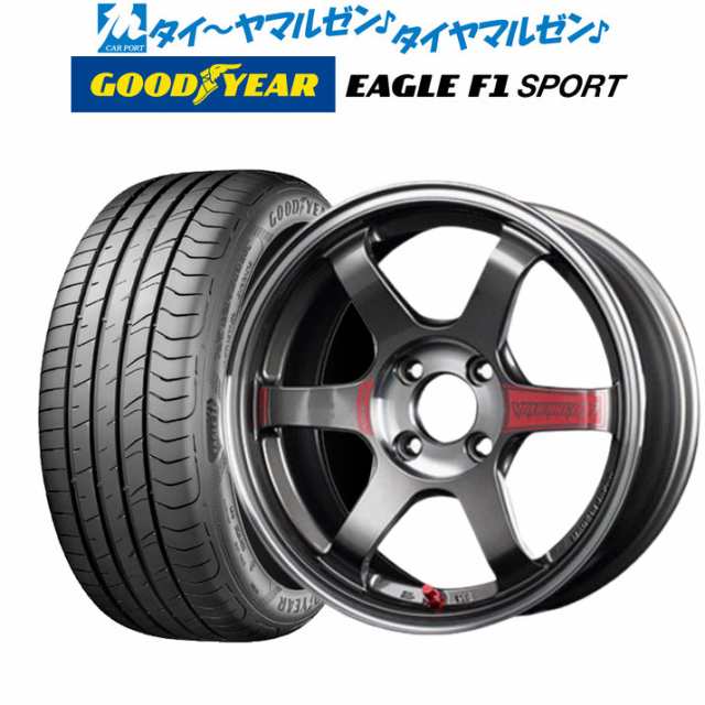 サマータイヤ ホイール4本セット レイズ ボルクレーシング TE37 SONIC(ソニック)SL プレスドグラファイト(PG) 16インチ 6.0J  グッドイヤの通販はau PAY マーケット - カーポートマルゼン | au PAY マーケット－通販サイト